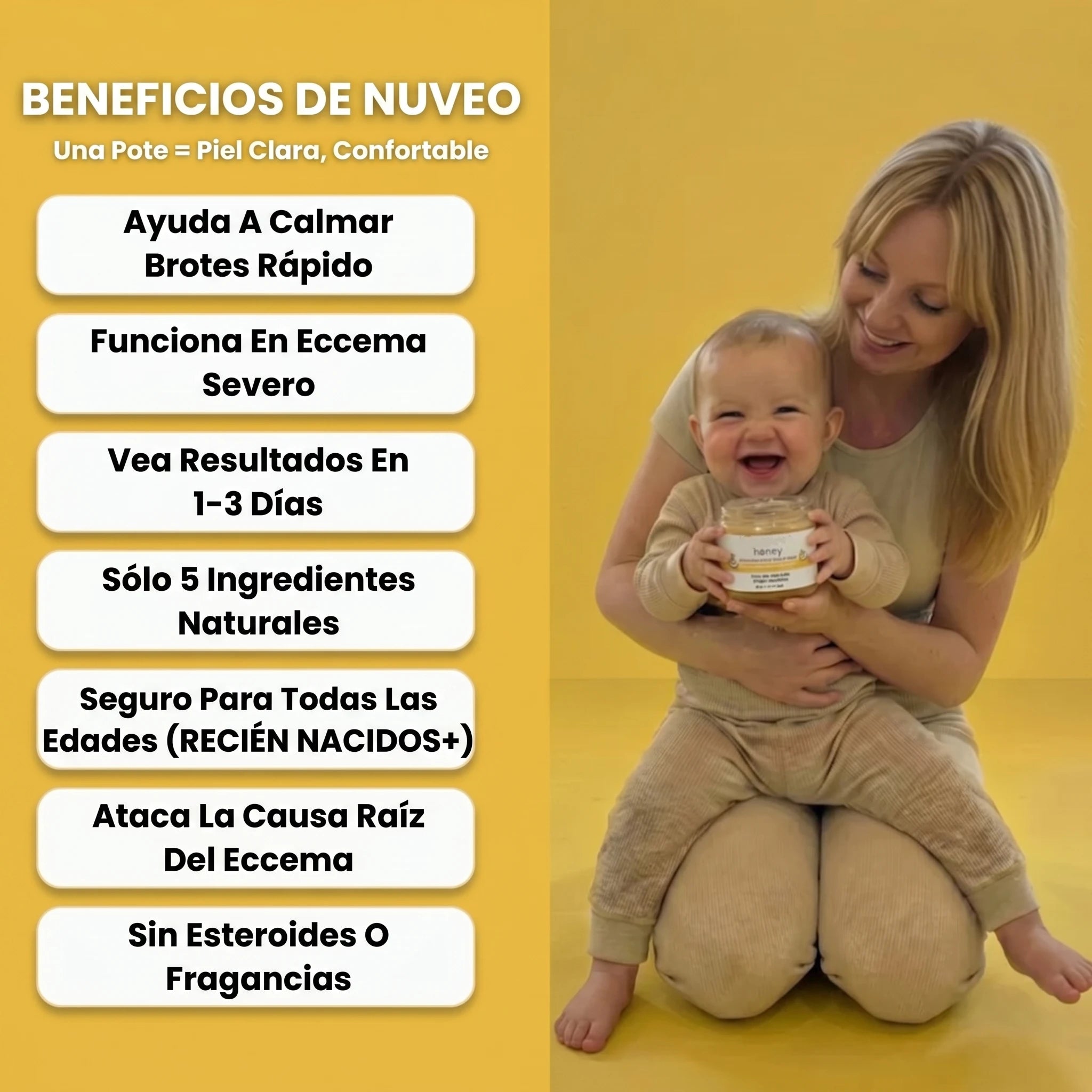 Nuveo™ Crema de Miel para Eccema